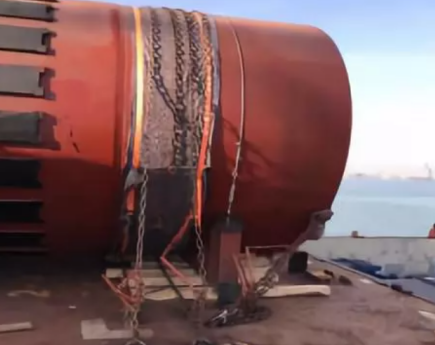 緊線器可用于輪船貨物裝載加固中